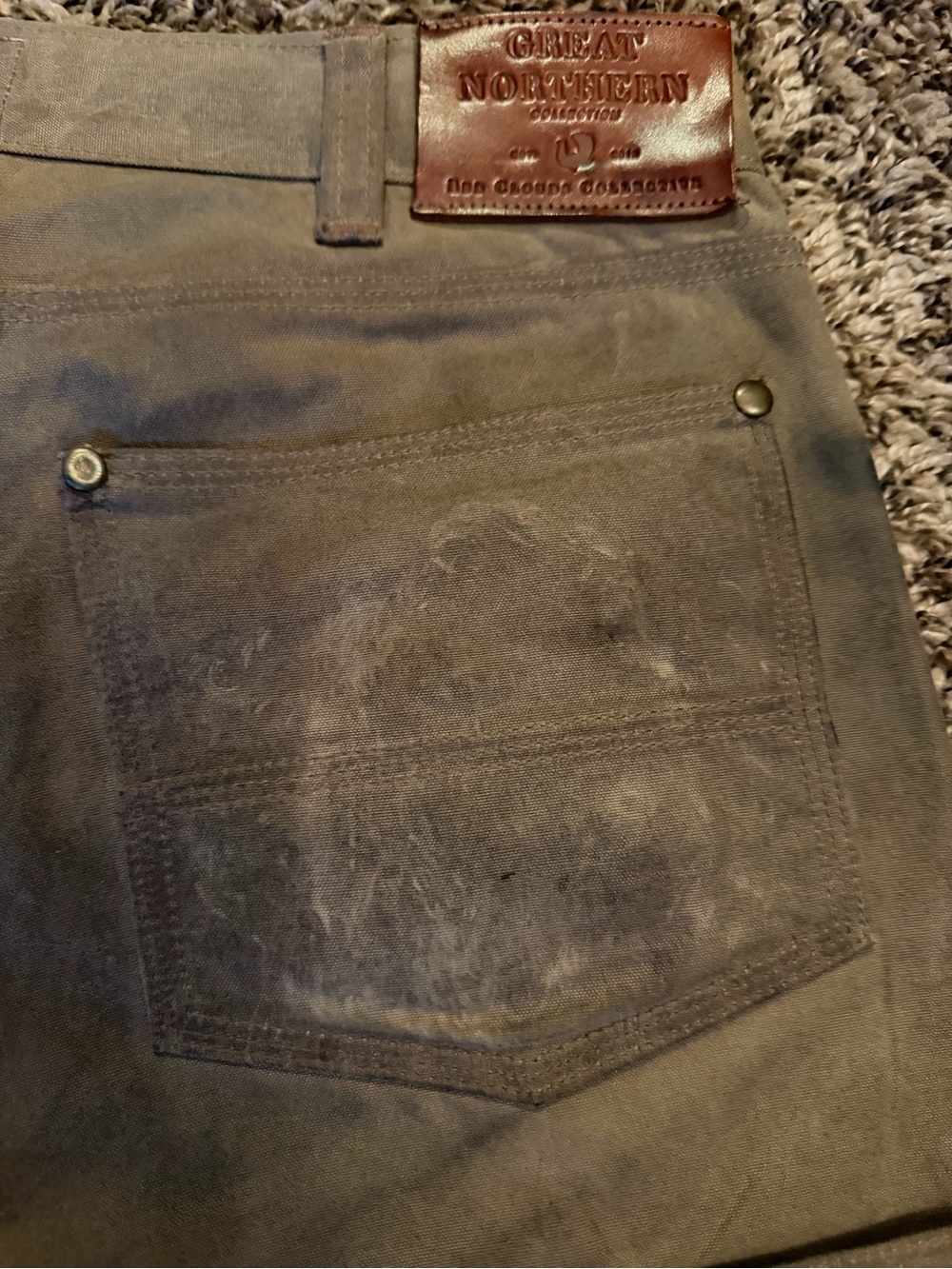 Red Cloud Collective - GN.01 Waxed Canvas Fitted Work Pants Havana - Size 32 - Picture 13 of 17